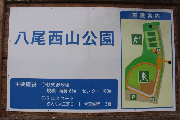 西山公園案内板