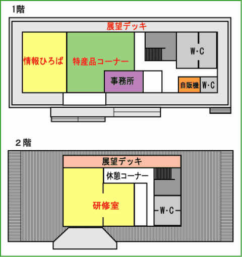 学習館の平面図